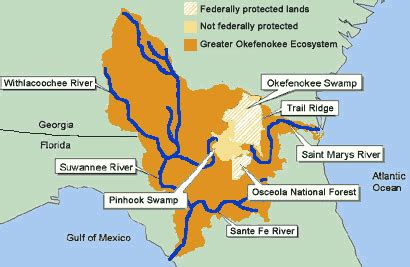 Okefenokee Swamp Map