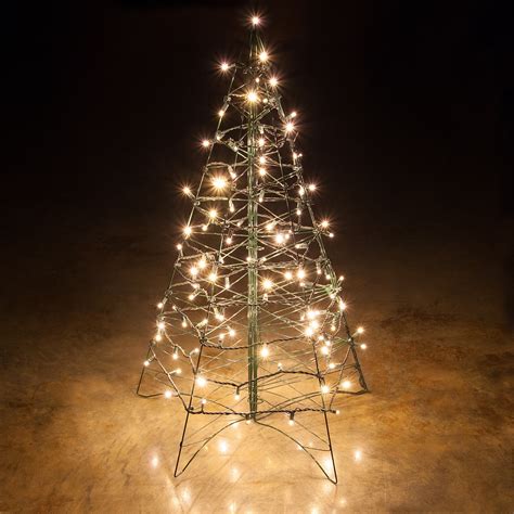 Lighted Warm White LED Outdoor Christmas Tree