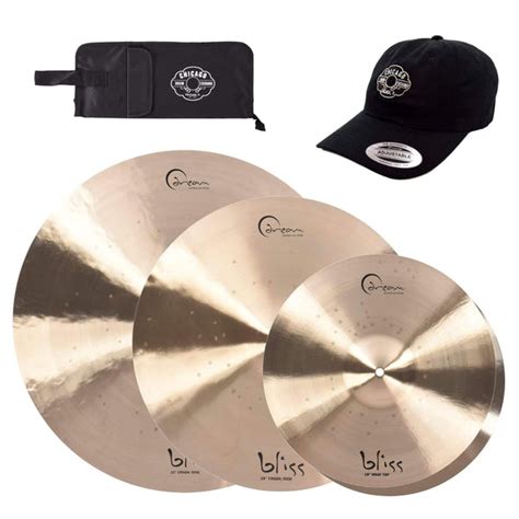 Dream 15/18/22" Dream Bliss Cymbal Set w/CDE Logo Hat & Stick Bag ...