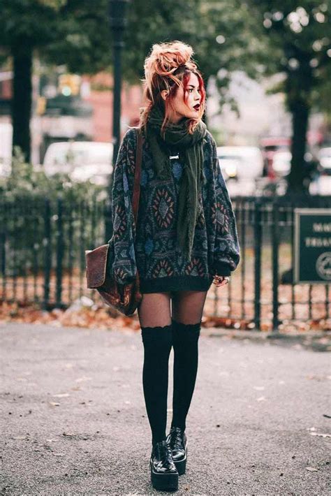 Basics Of Grunge Style And Modern Interpretation | Rocker outfit ...