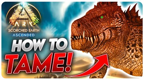 Kodeations: ARK Scorched Earth - Ultimate Fasolasuchus Taming Guide!