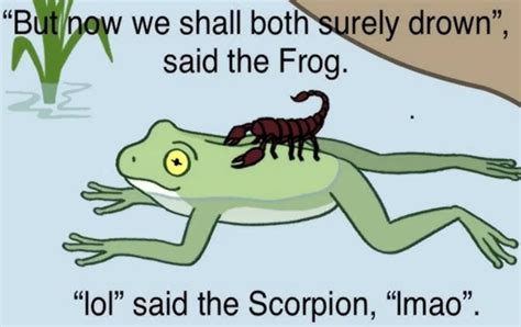 Scorpion and Frog | Know Your Meme