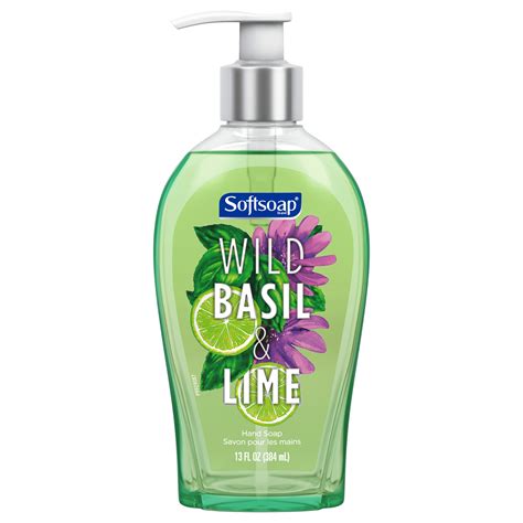 Softsoap Liquid Hand Soap, All Skin Type, Wild Basil & Lime, 13 fl oz - Walmart.com