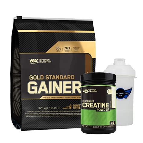 Optimum Gold Standart Gainer + Creatine Powder Kombinasyonu | Supplementler