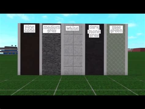 Bloxburg color schemes exterior