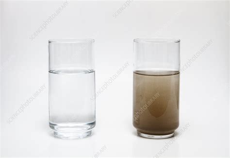 Clean water and dirty water - Stock Image - C017/3996 - Science Photo ...