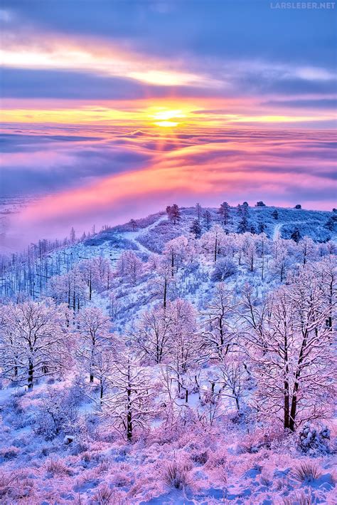 Sunrise above the clouds - ) #winternaturephotography | Winter ...