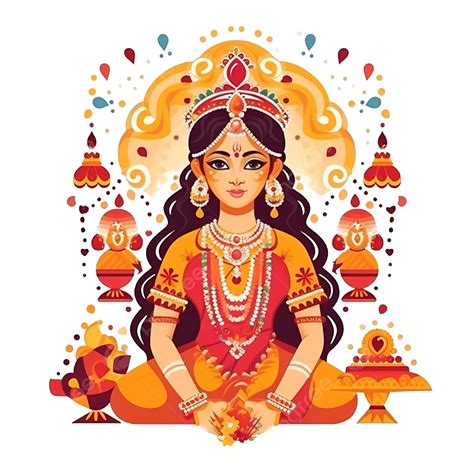 Navratri Indian Festival Greeting Card, Happy, Promotion, Devi PNG Transparent Image and Clipart ...