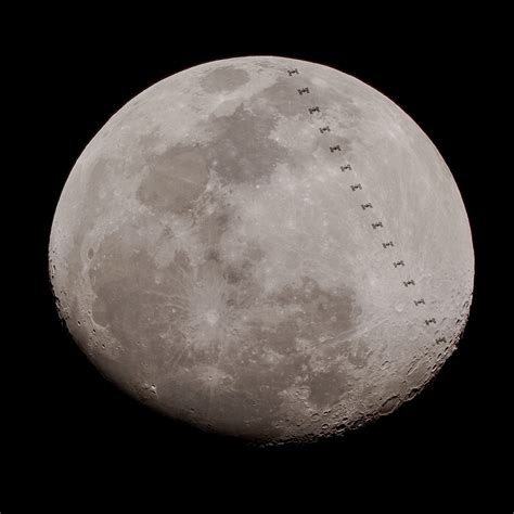 The ISS transiting the Moon | The Planetary Society