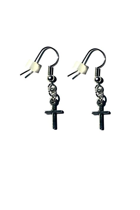 Small Cross Earrings | Cross earrings, Small crosses, Earrings