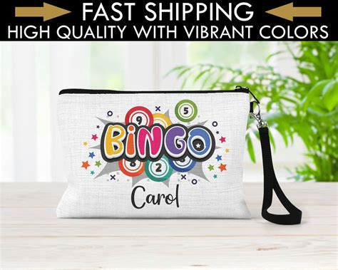 Personalized Bingo Bag, Lucky Bingo Bag, Personalized Bag, Bingo Bag ...