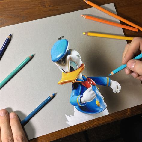 Drawing Donald Duck on Behance