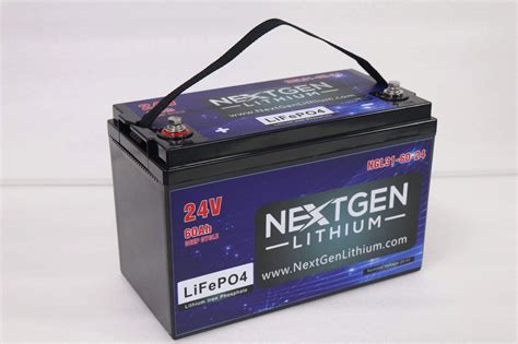 Next Gen Lithium 24V 60Ah Trolling Motor Deep Cycle Battery