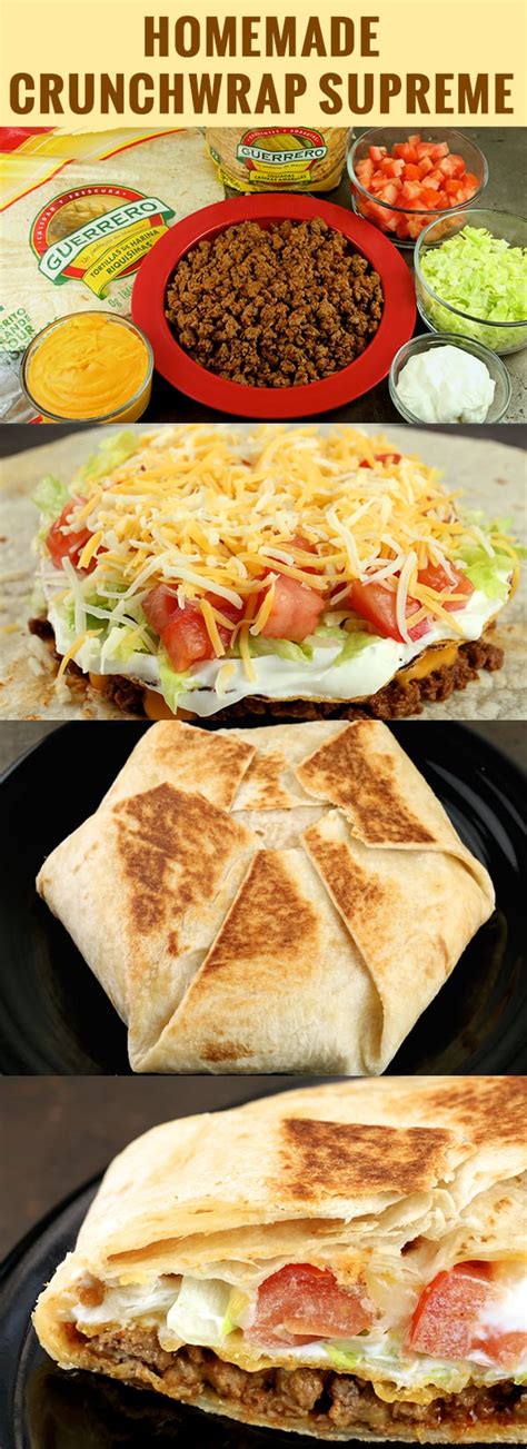 Homemade Crunchwrap Supreme Recipe