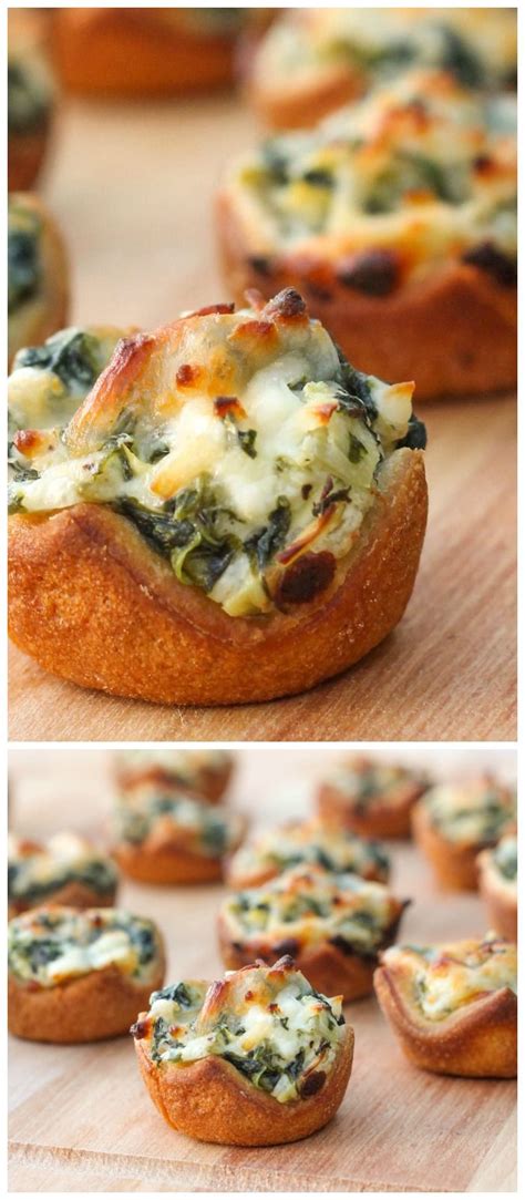 Spinach Dip Bites - so delicious and perfect for any party or get together. { lilluna.com ...