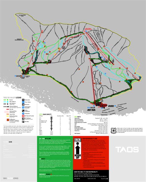 Taos Ski Valley Trail Map - Maping Resources