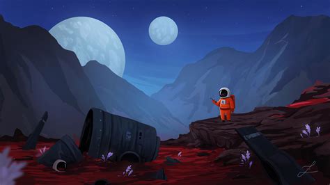 2560x1440 Resolution Astronaut Art 4K 1440P Resolution Wallpaper - Wallpapers Den