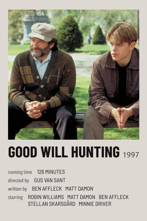 Good Will Hunting Poster pack | 2 | Good will hunting, Film posters ...