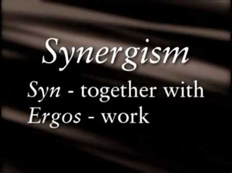 Synergism vs Monergism - YouTube