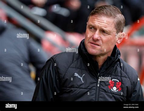 Leyton Orient manager Richie Wellens during the Sky Bet League Two ...