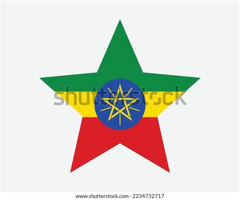 Ethiopia Star Flag Ethiopian Star Shape Stock Vector (Royalty Free) 2234732717 | Shutterstock