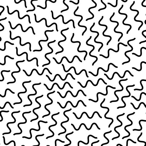 black squiggle seamless pattern white background 5269512 Vector Art at Vecteezy