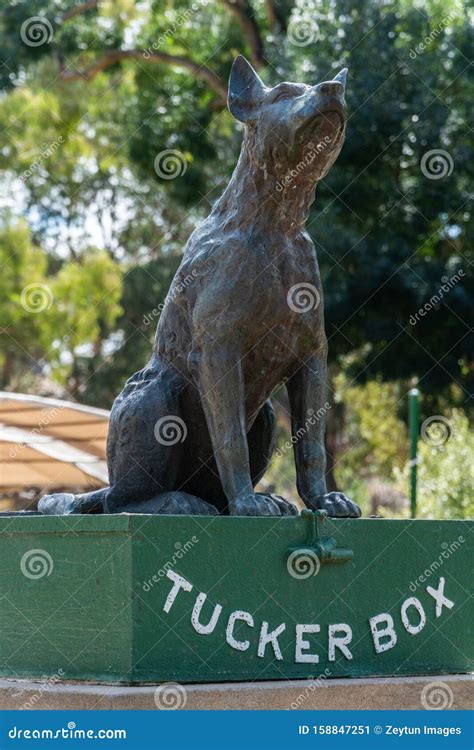 Statue of the Dog on the Tuckerbox at Snake Gully, Five Miles from ...