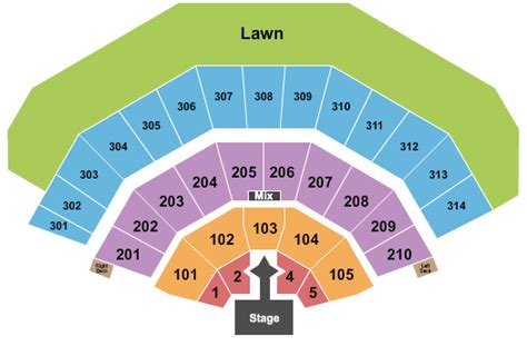 Tuscaloosa Amphitheater Seating Map