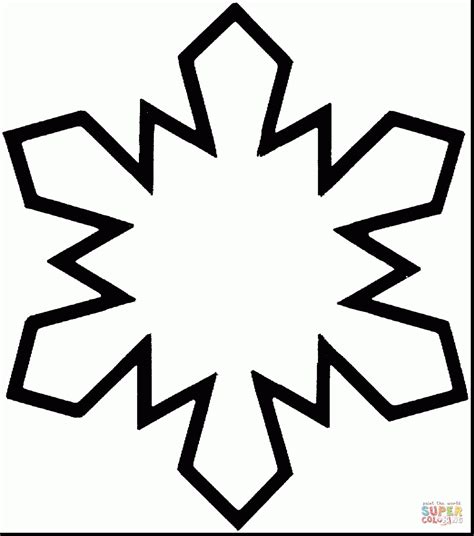 Simple Snowflake Clipart | Free download on ClipArtMag