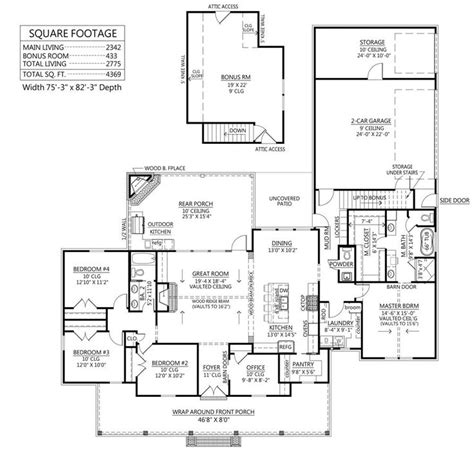 Cherry Grove House Plan | Farmhouse style house plans, Farmhouse plans ...