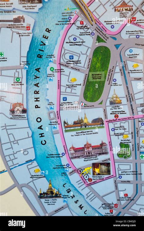 Bangkok Tourist Attractions Map Bangkok Map With Tour - vrogue.co