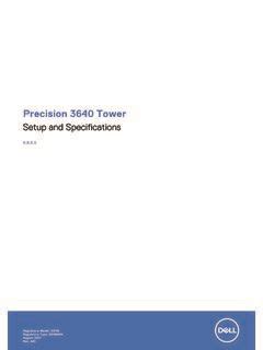 Precision 3640 Tower - Dell / precision-3640-tower-dell.pdf / PDF4PRO