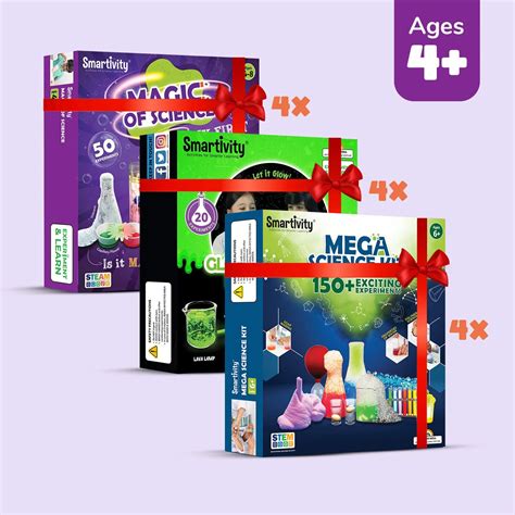 Science Experiment Kits|A Pack of 4 x 3 Units| Conduct Ea...