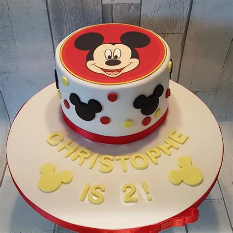 Mickey Mouse 2nd Birthday Cake