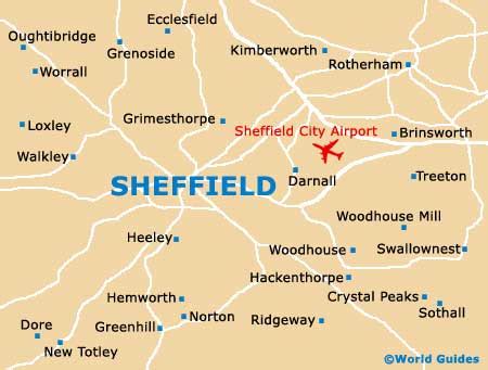 Sheffield Maps and Orientation: Sheffield, South Yorkshire, England