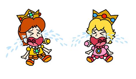 Baby Peach and Baby Daisy crying by airbornewife71 on DeviantArt