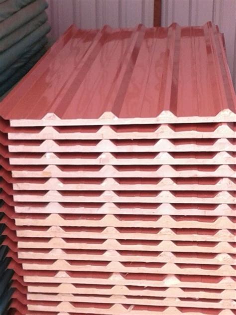 0.45 mm,0.5 mm Galvanized Iron Sandwich Roofing Panels, for Residential ...