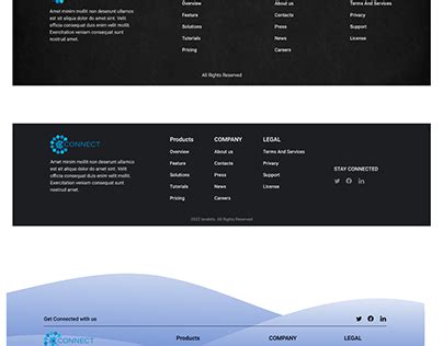 Footer Template Ui Projects | Photos, videos, logos, illustrations and ...