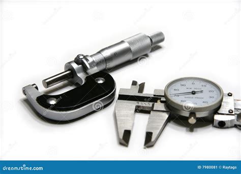 Micrometer and Caliper stock image. Image of hole, grind - 7980081