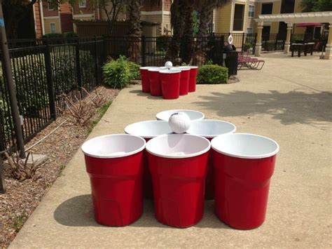 Giant Cup Pong Game | BYB Event Services and Party Rentals