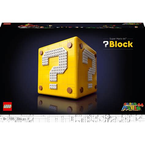 LEGO Super Mario 64 Question Mark Block 71395 Building Kit (2,064 Pieces) | Buy Online in South ...