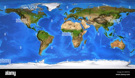 Flat Earth Map Of The World