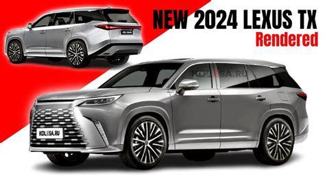 NEW 2024 LEXUS TX Rendered - YouTube