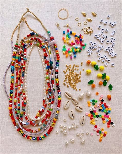 DIY Beaded Summer Necklaces | Beaded jewelry diy, Diy beads, Beaded necklace diy