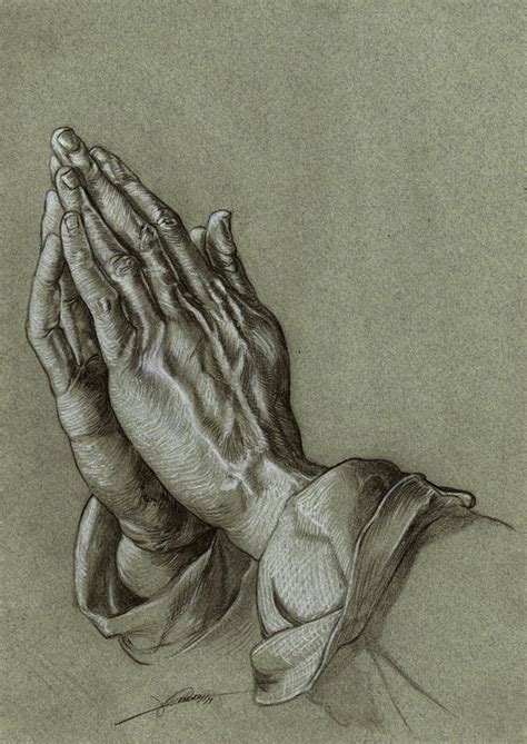 The Praying Hands by AmBr0 on DeviantArt