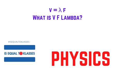 What is V F Lambda? - YouTube