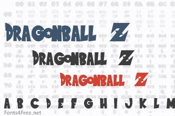 Dragonball Z Font Download (Saiyan Sans Font) - Fonts4Free