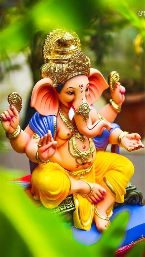 4K Wallpaper For iPhone | Ganpati photo hd, Ganpati bappa photo, Ganesh photo