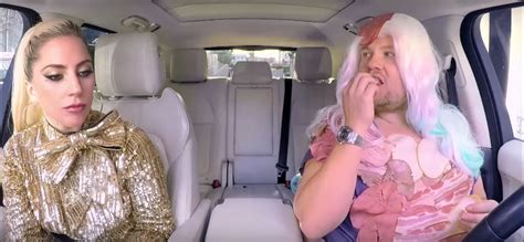 Lady Gaga Goes Driving in Carpool Karaoke, James Corden Trolls Her Meat ...