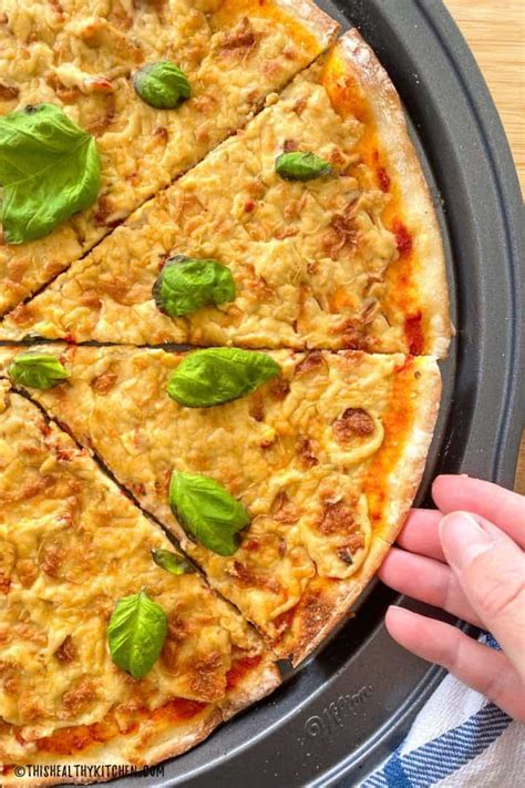 Vegan Cheese Pizza This Healthy Kitchen